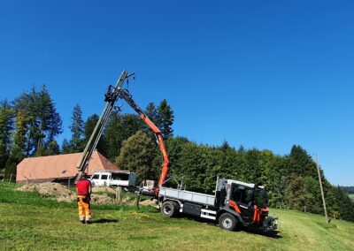 Reform Muli mit Kran